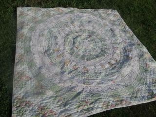 AMISH COUNTRY LANE APPLIQUE LACE DREAM FLIGHT CIRCLE OF LIFE SAGE ROSE OLD QUILT 7