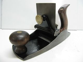 Early Stanley No.  112 Scraper Plane - 98 Restored Japanning - Great Rosewood