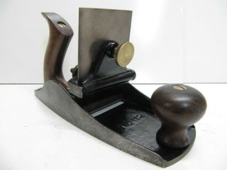 EARLY STANLEY No.  112 SCRAPER PLANE - 98 RESTORED JAPANNING - GREAT ROSEWOOD 2