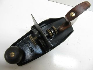 EARLY STANLEY No.  112 SCRAPER PLANE - 98 RESTORED JAPANNING - GREAT ROSEWOOD 8