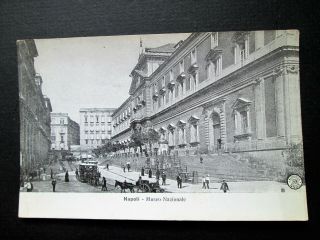 Napoli,  Naples,  Museo Nazionale,  People,  Busy - Alterocca,  Terni No 5635 (1900s)