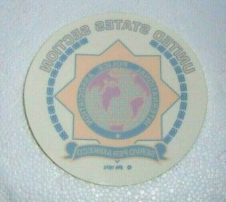 International Police Association United States Section Pba Window Decal Sticker