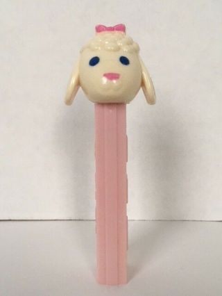 Lamb Face/pink Body Pez Container - - No Feet - - Made In Yugoslavia