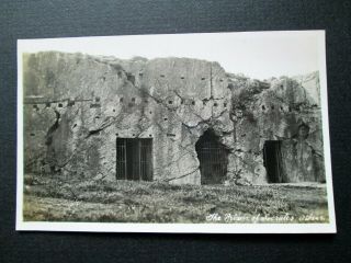 Prison Of Socrates,  Athens - Real Photo By Clements & Newton,  Hms London (1920s)