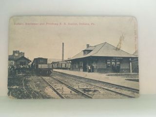 Buffalo,  Rochester And Pittsburgh R.  R.  Depot Station,  Indiana,  Pa