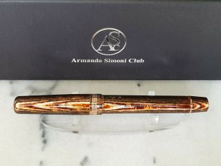 ASC Bologna Extra Arco 18K Gold Magic Flex Nip Fountain Pen and Papers 2