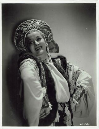 Greta Nissen Actress Cafe Collette Vintage Portrait Photograph 10 X 8 Inches