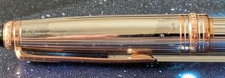 MONTBLANC ROLLERBALL PEN SOLITAIRE SILVER 75TH ANNIVERSARY 1924 LIMITED EDITION 6