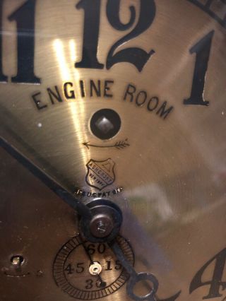 Large Ashcroft Engine Room Gauge,  Steam Tractor,  Locomotive. ,  heavt 2