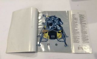 Rare Vintage Nasa / Grumman Apollo Lunar Module Transgraphic Brochure