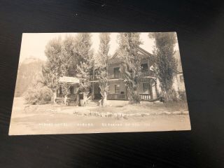 Azo Rppc Postcard - - California - - Kyburz Hotel El Dorado - - Hwy 50 Placerville Tahoe