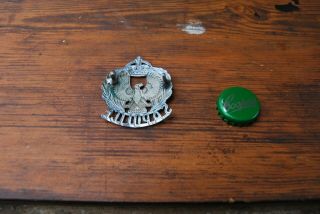 Old Obsolete South Australian Police King ' s Crown cap badge 1950 ' s RARE 2