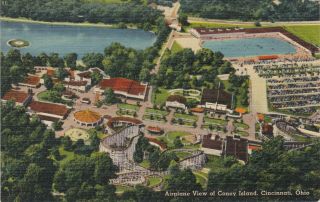Aerial View Coney Island,  Cincinnati Ohio