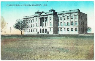 Vintage Postcard 1910 State Normal School Kearney Nebraska