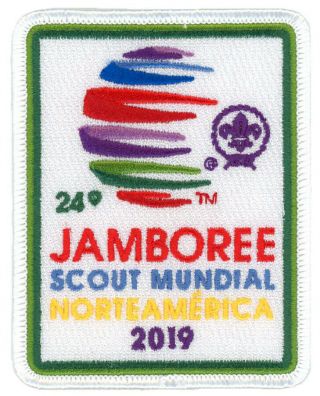 2019 World Boy Scout Jamboree Uniform Patch Badge Bsa Usa Contingent Merit Wsj
