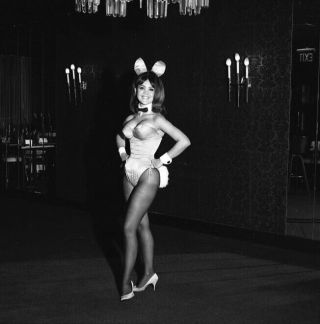 1960s Walt Burton Kodak Camera Negative Playboy Bunny Pin - Up Portrait