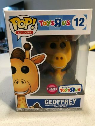 Funko Pop Ad Icons Geoffrey The Giraffe Toys R Us Exclusive Flocked Limited