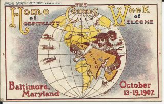 1907 Baltimore Md Home Coming Week Rinn Publ Home Of Hospitality Week Of Welcome