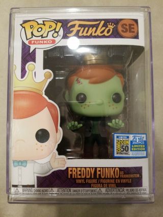 Funko Fundays Freddy Frankenstein Le 350 Sdcc 2019 Protector