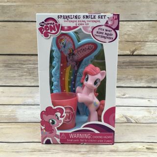 2014 My Little Pony Sparkling Smile Set Toothbrush Holder & Rinse Cup