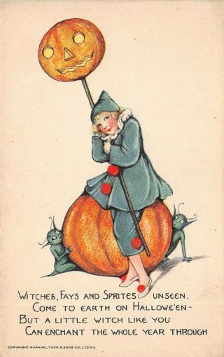 M14320 Samuel Schmucker Halloween Postcard