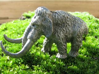 Rare Pewter Mini Mammoth Sculpture - Marked Gallo Pewter,  Rm (rich Morrison)