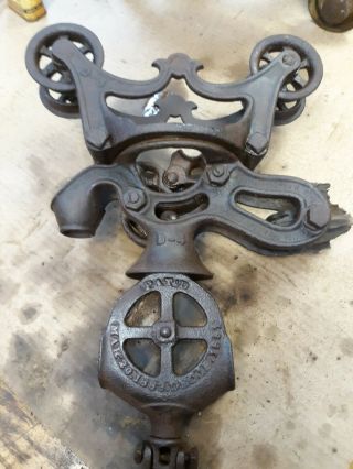 Superior Drill Co Hay Trolley Pulley