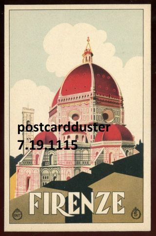 1115 - Italy Firenze/ Florence 1930s Art Deco Poster Type