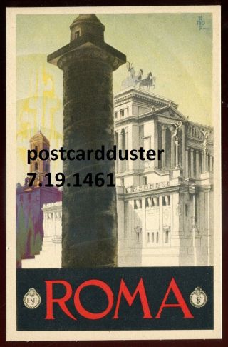 1461 - Italy Roma/ Rome 1930s Art Deco Poster Type