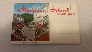 Vintage Mackinac Island Post Card Photo 