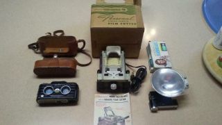 Sawyers S View Master Personal Stereo Camera And Film Cutter Set C1952