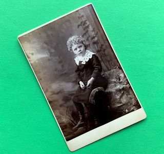 1890 Bradford Pennsylvania Handsome Young Man - Boy Olean Ny Cabinet Card Photo