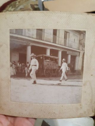 1898 U.  S.  Ambulance In Front Of Hotel Niagara Guanajay,  Cuba Phillipine - American