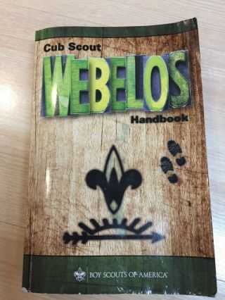 Boy Scouts Of America Cub Scout Webelos Handbook - Softcover 2015 Edition