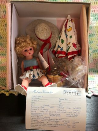 Madame Alexander 42470 She Sells Sea Shells Doll (never Removed From Box)