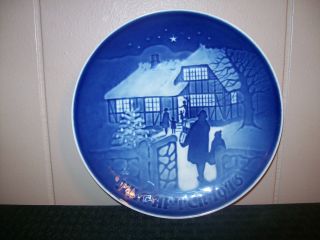 Copenhagen Christmas Plate 1973 Country Christmas Limited Edition B&g