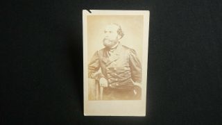 Chile: Old Cdv Photo,  " Juan Illian Rebolledo ",  Military 1879.