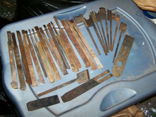 Vintage Antique Wood Hand Plane Blades