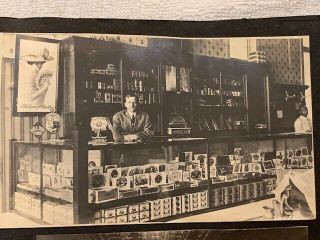 1900 - 1920 Photo Album Missouri Cigar Store,  Farm,  Military Funeral,  Parades.