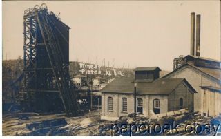 Ca1910 Mine 39 Pierce,  West Virginia Real Photo Postcard