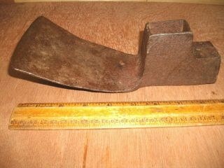 Q499 Antique Adze Head 9 " Long With A 4 1/4 " Cutting Edge