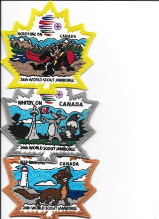 Boy Scout 2019 World Jamboree Canada Nine Patch Set 2