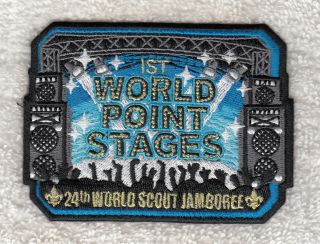 A9 70 24th World Scout Jamboree 2019 - World Point Stages Ist Staff Patch