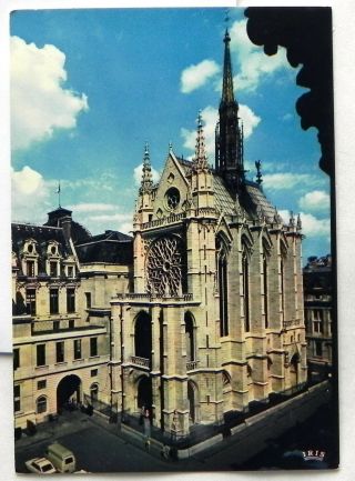La Sainte - Chapelle,  Saint Louis,  Paris Postcard G334