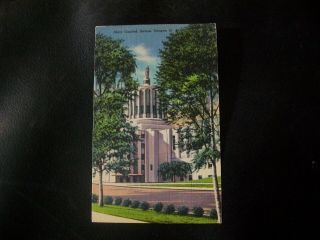Vintage Postcard - State Capitol,  Salem,  Oregon
