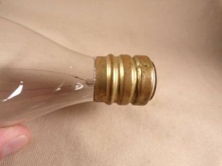 Rare Antique Light Bulb T H Base 5