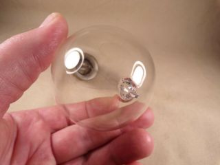 Rare Antique Light Bulb T H Base 6