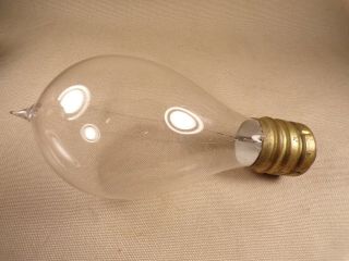 Rare Antique Light Bulb T H Base 7