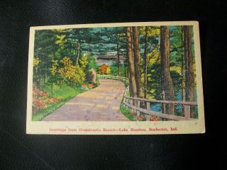 Vintage Postcard - Greetings From Overstreet 