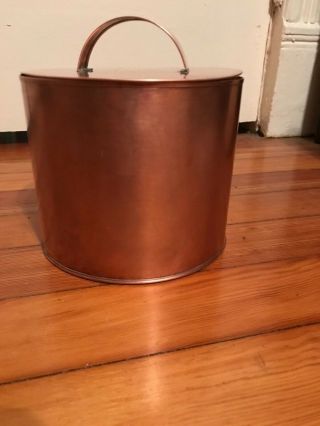 Michael Bonne Forged Jar /bucket/canister/storage Vessel,  Multipurpose